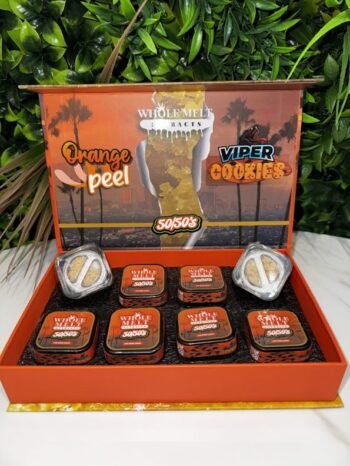 Whole Melt 50/50’s Resin Box: Orange Peel x Viper Cookies - Whole Melt Extract Official