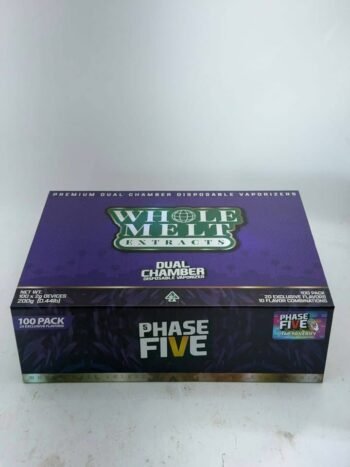 whole melt phase 5 dual chamber 2g disposable